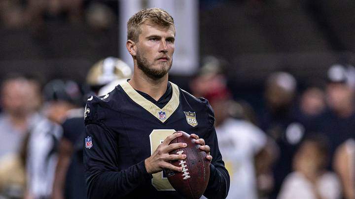 New Orleans Saints quarterback Tyler Shough