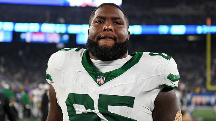 Aug 16, 2025; East Rutherford, New Jersey, USA; New York Jets guard Xavier Newman (65) following the game against the New York Giants at MetLife Stadium. Mandatory Credit: Rich Barnes-Imagn Images Aug 16, 2025; East Rutherford, New Jersey, USA; New York Jets guard Xavier Newman (65) following the game against the New York Giants at MetLife Stadium. Mandatory Credit: Rich Barnes-Imagn Images