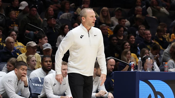 West Virginia University head coach Darian DeVries West Virginia University head coach Darian DeVries
