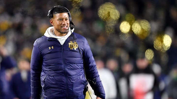 Notre Dame coach Marcus Freeman has been the right man for the Fighting Irish job.