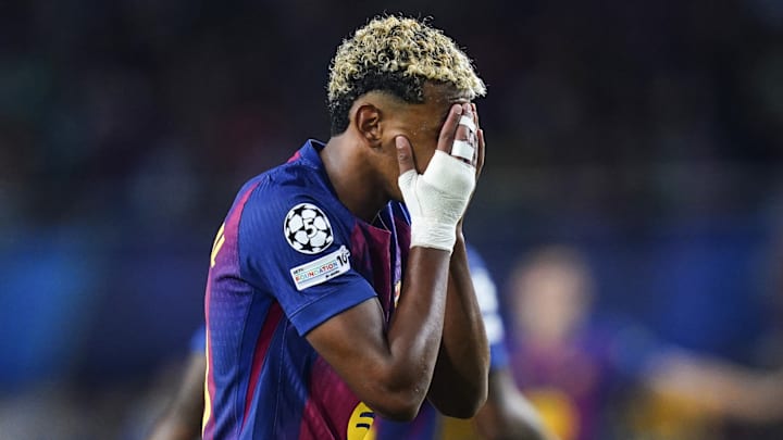 Lamine Yamal a souffert d’une gêne au pubis, qui l’a tenu éloigné des terrains pendant plusieurs semaines.