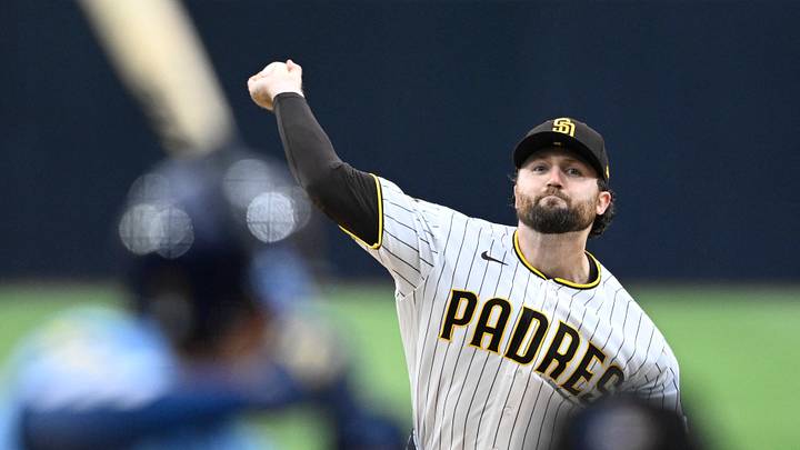 San Diego Padres pitcher Casey Mize (32). Mandatory Credit: Denis Poroy-Imagn Images San Diego Padres pitcher Casey Mize (32). Mandatory Credit: Denis Poroy-Imagn Images