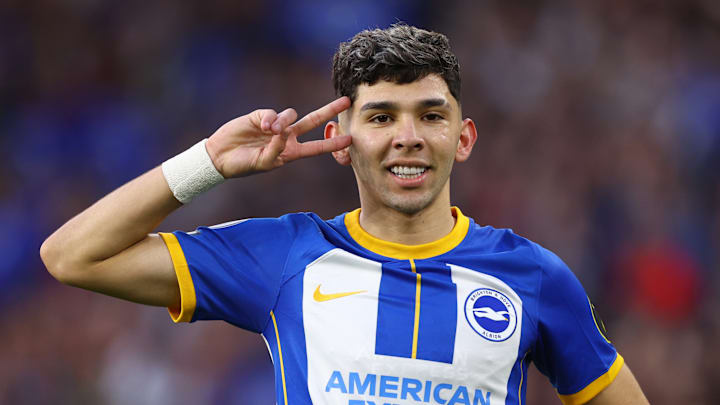 Brighton's Julio Enciso is in with a shot of winning