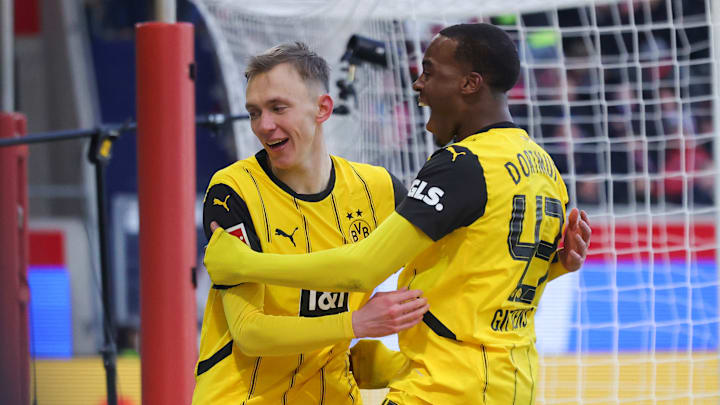 Maxi Beier (l.) und Jamie Gittens