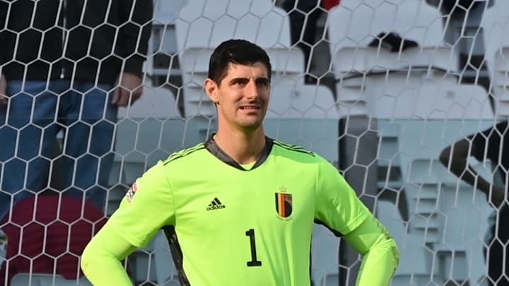 Thibaut Courtois, déçu après les deux revers de la Belgique en Ligue des Nations
