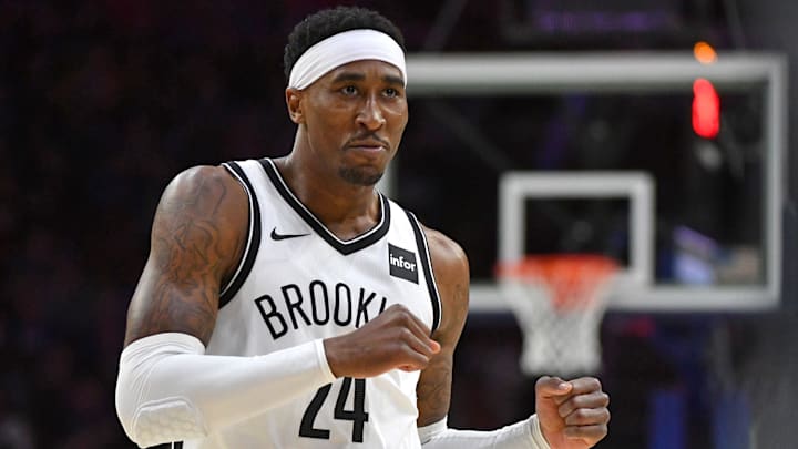 Mar 28, 2019; Philadelphia, PA, USA; Brooklyn Nets forward Rondae Hollis-Jefferson (24) during the second quarter against the Philadelphia 76ers at Wells Fargo Center. Mandatory Credit: Eric Hartline-Imagn Images Mar 28, 2019; Philadelphia, PA, USA; Brooklyn Nets forward Rondae Hollis-Jefferson (24) during the second quarter against the Philadelphia 76ers at Wells Fargo Center. Mandatory Credit: Eric Hartline-Imagn Images