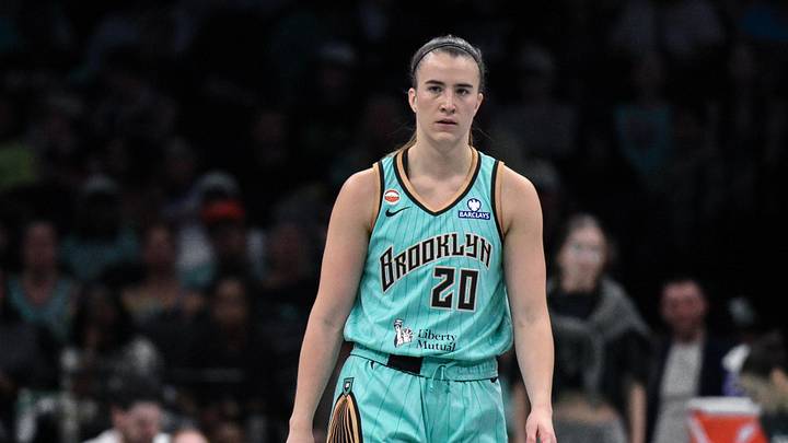 Jun 14, 2026; Brooklyn, New York, USA; New York Liberty guard Sabrina Ionescu (20) during the second half against the Washington Mystics at Barclays Center. Mandatory Credit: John Jones-Imagn Images Jun 14, 2026; Brooklyn, New York, USA; New York Liberty guard Sabrina Ionescu (20) during the second half against the Washington Mystics at Barclays Center. Mandatory Credit: John Jones-Imagn Images