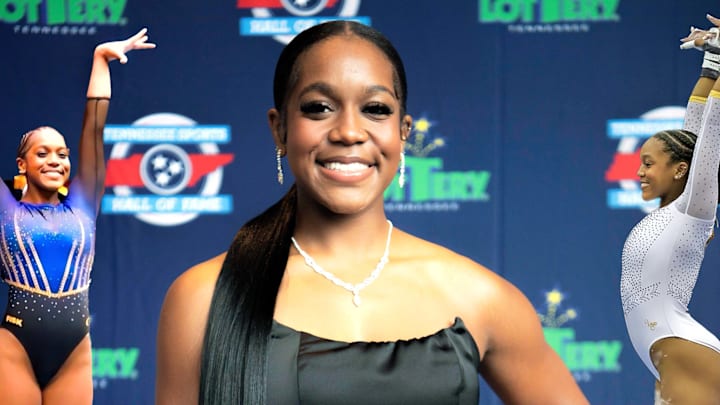 Honorary Morgan Price poses on the red carpet event during the Tennessee Sports Hall of Fame 2024 induction class Omni Nashville Hotel in Nashville, Tenn., Saturday, July 20, 2024. | Honorary Morgan Price poses on the red carpet event during the Tennessee Sports Hall of Fame 2024 induction class Omni Nashville Hotel in Nashville, Tenn., Saturday, July 20, 2024. |