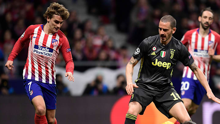 Griezmann y Bonucci se enfrentan en Champions League Griezmann y Bonucci se enfrentan en Champions League