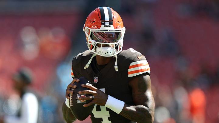The Cleveland Browns quarterback Deshaun Watson are underdogs at home in Week 4. The Cleveland Browns quarterback Deshaun Watson are underdogs at home in Week 4.