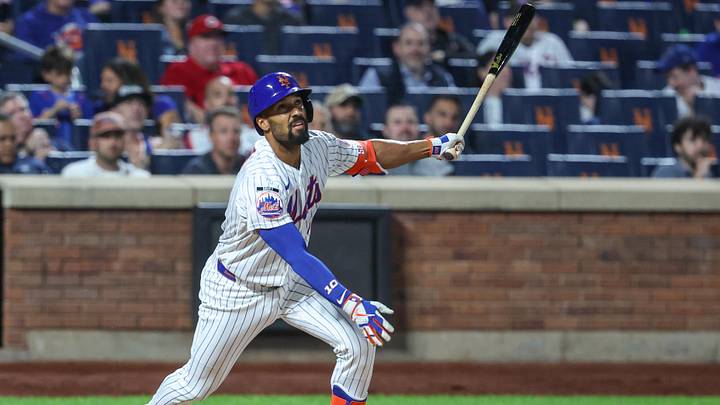 May 26, 2026; New York City, New York, USA;  New York Mets second baseman Marcus Semien (10) at Citi Field. Mandatory Credit: Wendell Cruz-Imagn Images