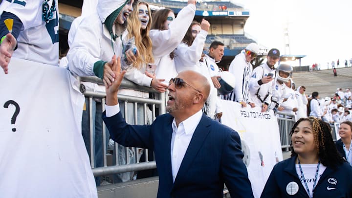 Penn State head coach James Franklin