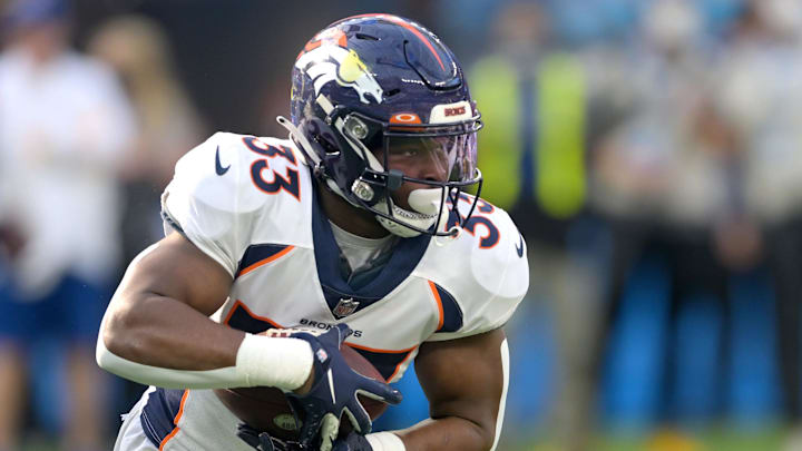 Denver Broncos running back Javonte Williams.