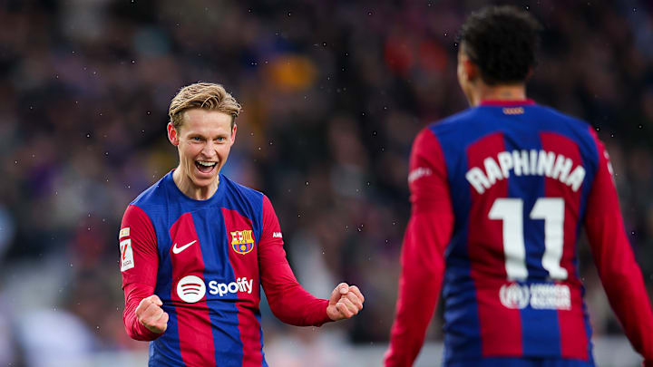 Frenkie de Jong - Raphinha - FC Barcelone