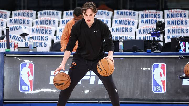 May 6, 2026; New York, New York, USA; New York Knicks guard Tyler Kolek (13) warms up prior to game five of the second round of the 2026 NBA Playoffs against the Philadelphia 76ers at Madison Square Garden. Mandatory Credit: Wendell Cruz-Imagn Images May 6, 2026; New York, New York, USA; New York Knicks guard Tyler Kolek (13) warms up prior to game five of the second round of the 2026 NBA Playoffs against the Philadelphia 76ers at Madison Square Garden. Mandatory Credit: Wendell Cruz-Imagn Images