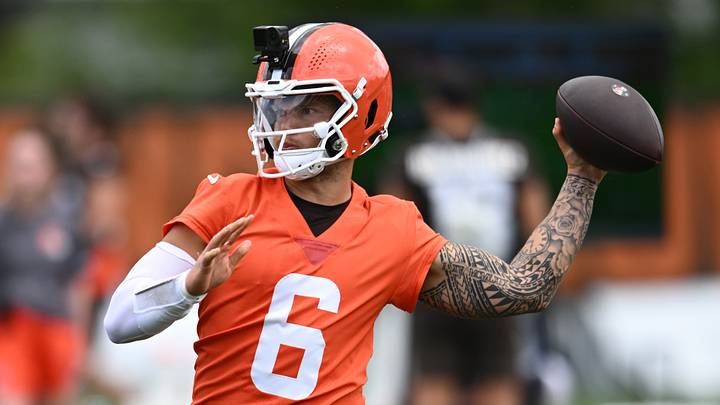 Jun 11, 2026; Berea, OH, USA; Cleveland Browns quarterback Dillon Gabriel (6) throws a pass during minicamp at CrossCountry Mortgage Campus. Mandatory Credit: Ken Blaze-Imagn Images Jun 11, 2026; Berea, OH, USA; Cleveland Browns quarterback Dillon Gabriel (6) throws a pass during minicamp at CrossCountry Mortgage Campus. Mandatory Credit: Ken Blaze-Imagn Images
