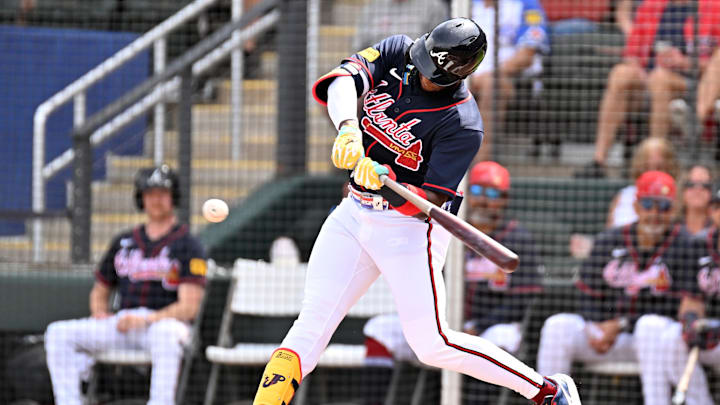Atlanta Braves designated hitter Jurickson Profar.