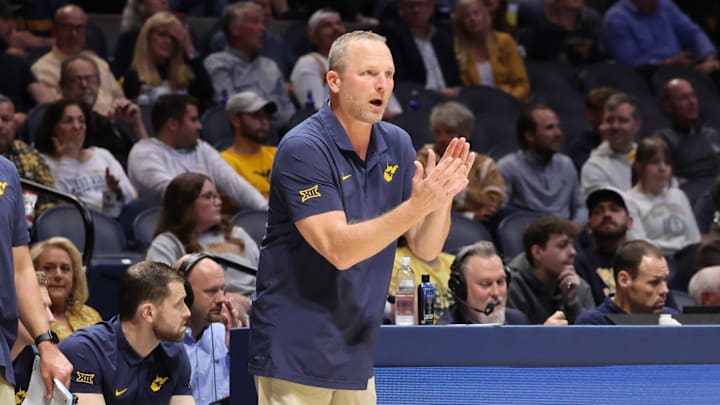 West Virginia University head coach Darian DeVries. West Virginia University head coach Darian DeVries.