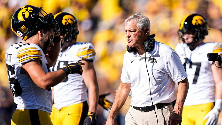 Iowa head coach Kirk Ferentz Iowa head coach Kirk Ferentz