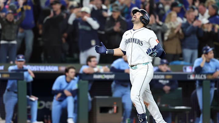 American League Championship Series - Toronto Blue Jay v Seattle Mariners - Game Five American League Championship Series - Toronto Blue Jay v Seattle Mariners - Game Five