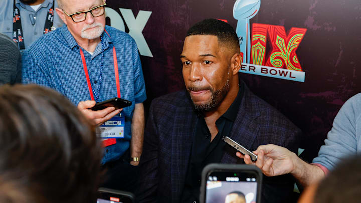 Former New York Giants defensive end Michael Strahan 