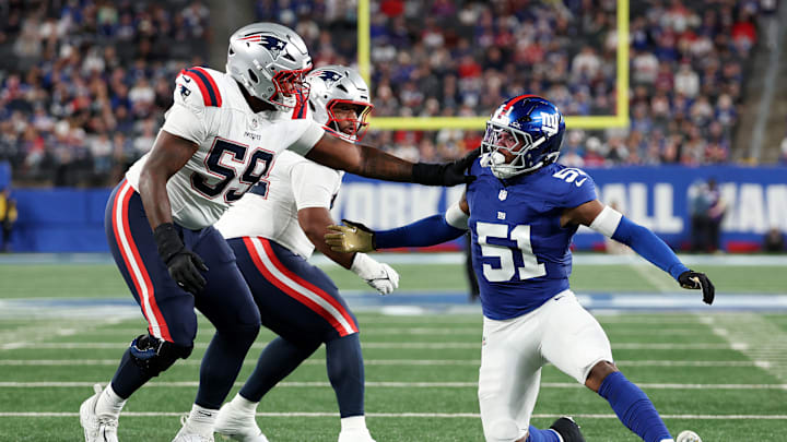New England Patriots v New York Giants - NFL Preseason 2025, Abdul Carter