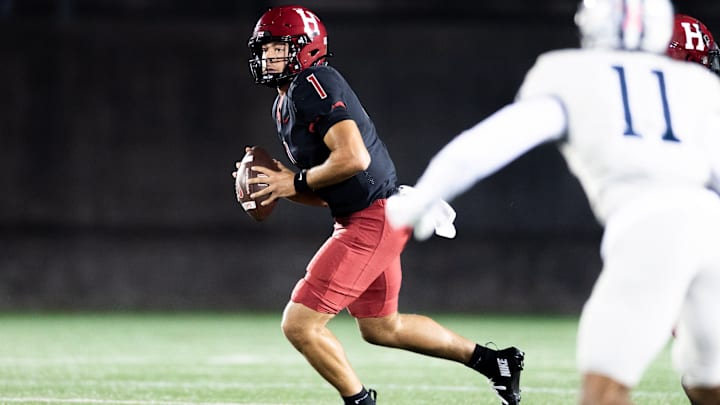 Harvard quarterback Jaden Craig Harvard quarterback Jaden Craig