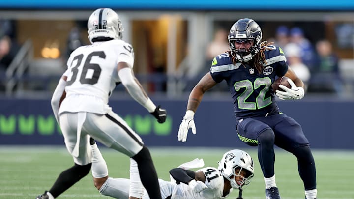 Damien Martinez with the Seattle Seahawks