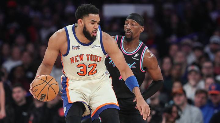 The Knicks' search for another center could now have a Heat-related obstacle. The Knicks' search for another center could now have a Heat-related obstacle.