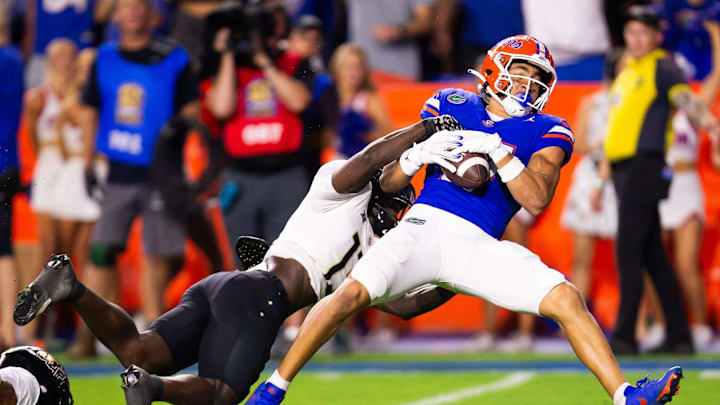 Florida Gators wide receiver rose to the occasion when the Gators needed him to. [Doug Engle/Gainesville Sun]