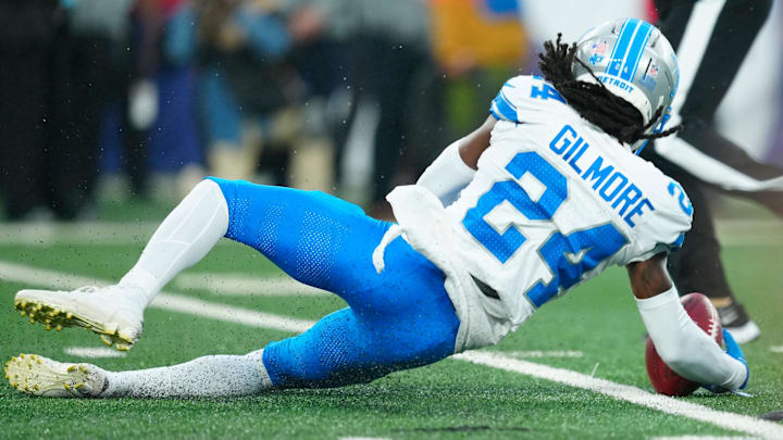 Detroit Lions cornerback Steven Gilmore (24).