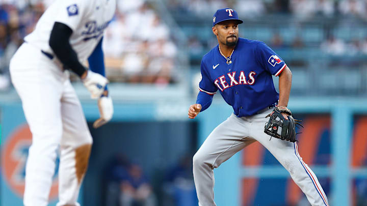 Texas Rangers v Los Angeles Dodgers