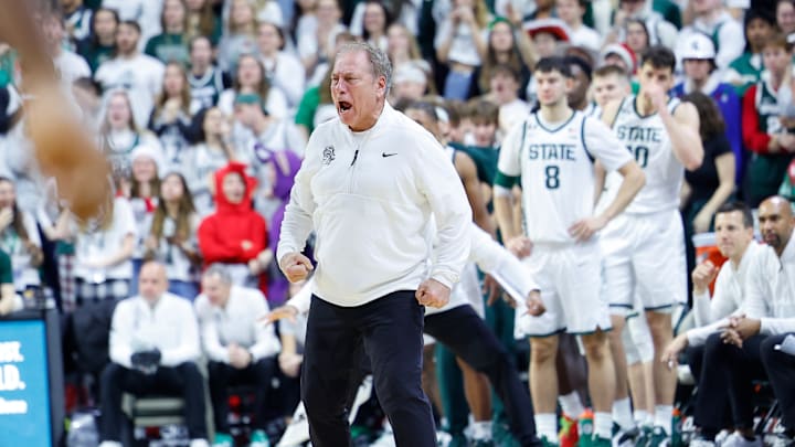 Michigan State head coach Tom Izzo