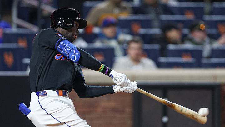 Apr 24, 2026; New York City, New York, USA; New York Mets third baseman Ronny Mauricio (0) singles during the fifth inning against the Colorado Rockies at Citi Field. Mandatory Credit: Vincent Carchietta-Imagn Images Apr 24, 2026; New York City, New York, USA; New York Mets third baseman Ronny Mauricio (0) singles during the fifth inning against the Colorado Rockies at Citi Field. Mandatory Credit: Vincent Carchietta-Imagn Images