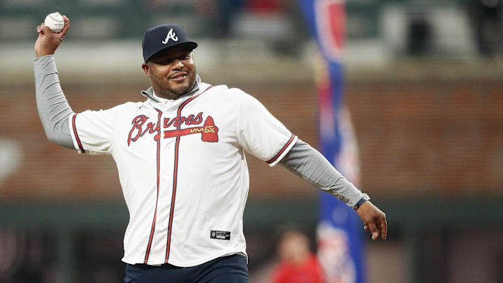 Former Atlanta Braves center fielder Andruw Jones
