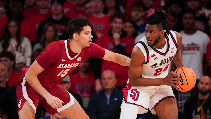 Alabama v St. John's; St. John's basketball center Zuby Ejiofor