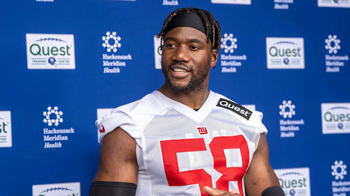 Giants ILB Bobby Okereke has missed two days of practice with a shoulder issue.
