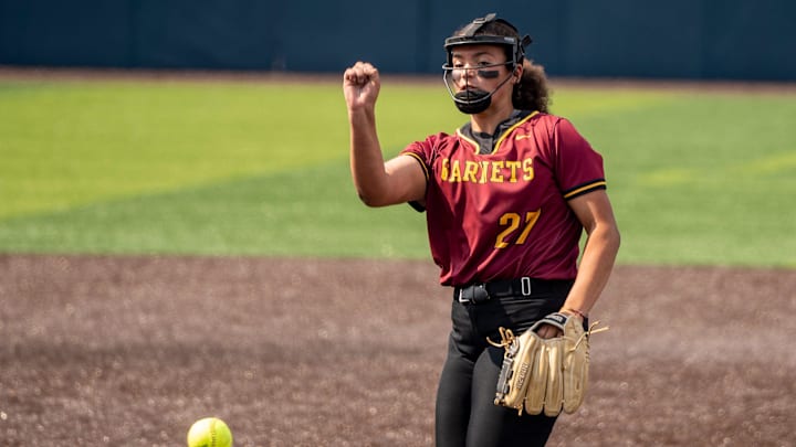 Jefferson takes on Haddon Heights in the Group 2 softball state final at Kean University on Saturday, June 10, 2023. 