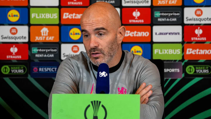 Enzo Maresca took questions ahed of Chelsea's clash with Shamrock Rovers.