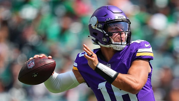 Jaren Hall with the Minnesota Vikings