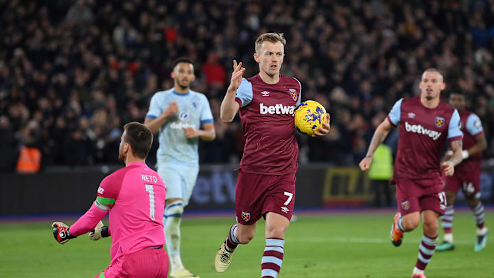 James Ward-Prowse et West Ham ont été contraints au nul face à Bournemouth