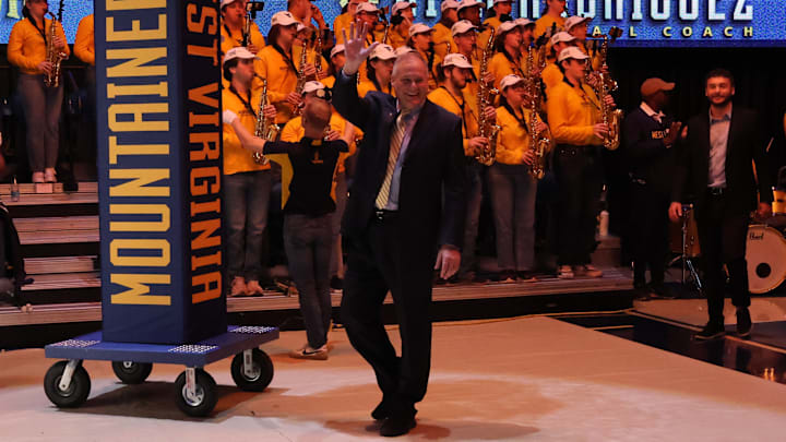 West Virginia University head coach Rich Rodriguez