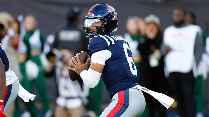 Mississippi Rebels quarterback Trinidad Chambliss (6) returns to Ole Miss as he hopes to handle some unfinished business from last season. Petre Thomas-Imagn Images Mississippi Rebels quarterback Trinidad Chambliss (6) returns to Ole Miss as he hopes to handle some unfinished business from last season. Petre Thomas-Imagn Images