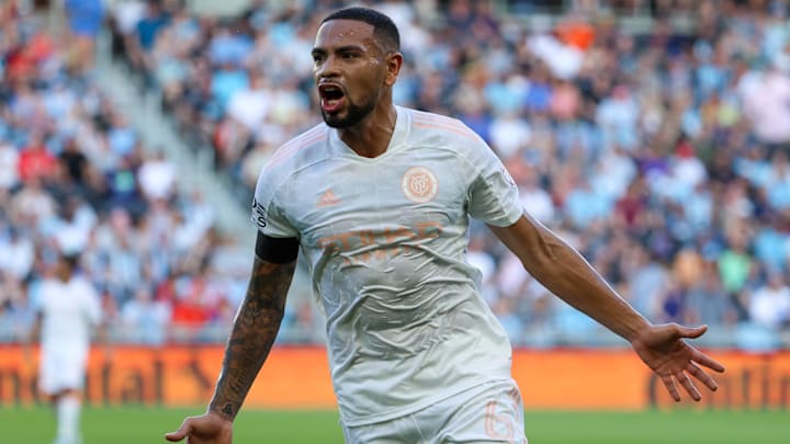 May 28, 2022; Saint Paul, Minnesota, USA; New York City defender Alexander Callens (6) reacts to a