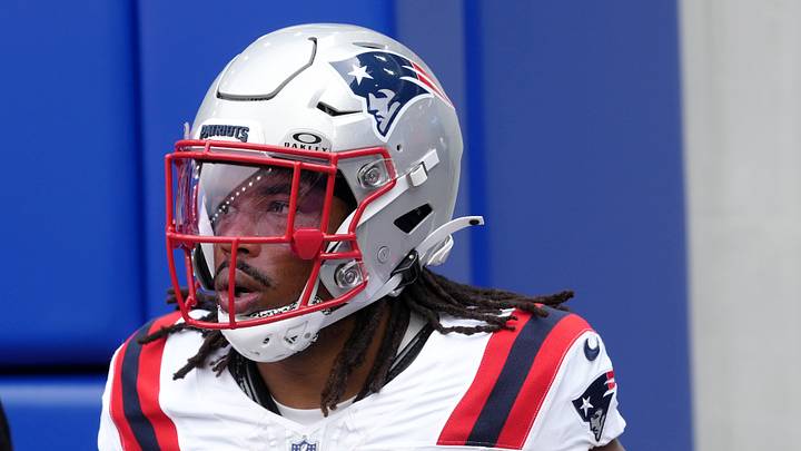 New England Patriots running back Corey Kiner (9).