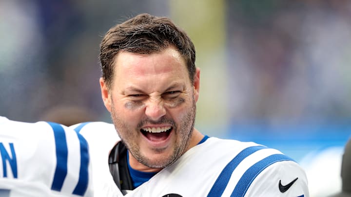 Indianapolis Colts quarterback Philip Rivers (17) Indianapolis Colts quarterback Philip Rivers (17)