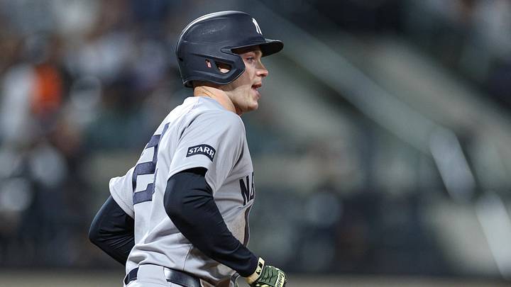 May 15, 2026; New York City, New York, USA; New York Yankees first baseman Ben Rice (22) reacts after hitting a solo home run during the ninth inning against the New York Mets at Citi Field. Mandatory Credit: Vincent Carchietta-Imagn Images May 15, 2026; New York City, New York, USA; New York Yankees first baseman Ben Rice (22) reacts after hitting a solo home run during the ninth inning against the New York Mets at Citi Field. Mandatory Credit: Vincent Carchietta-Imagn Images