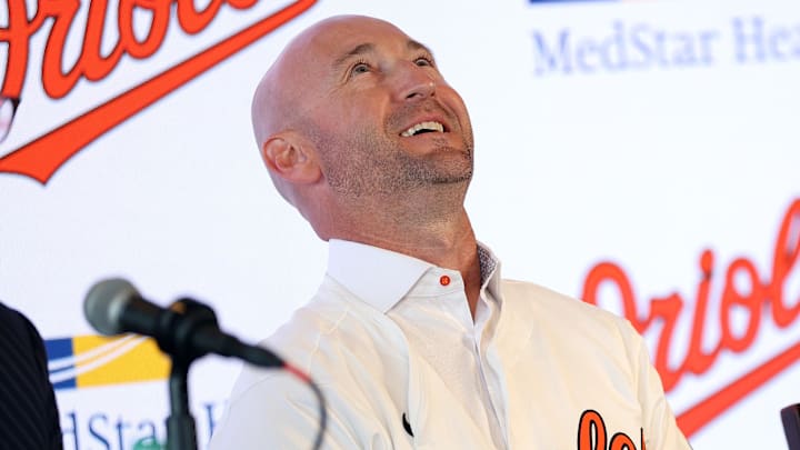 Craig Albernaz is introduced as the new Baltimore Orioles manager Craig Albernaz is introduced as the new Baltimore Orioles manager
