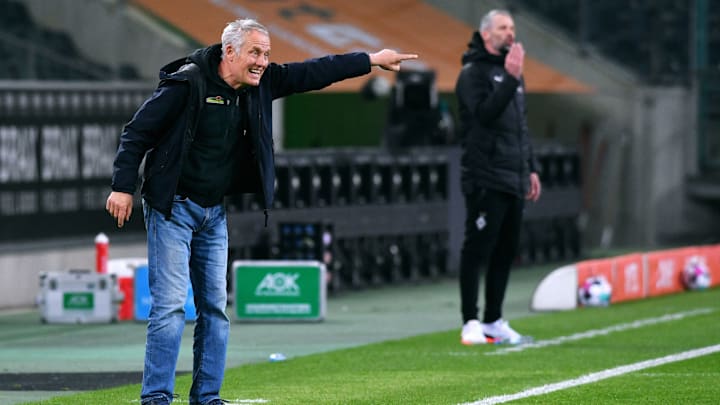 Christian Streich - Marco Rose im Hintergrund