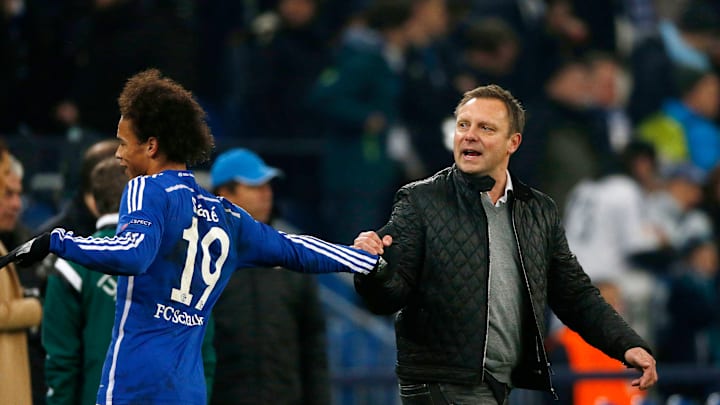 Andre Breitenreiter war beeindruckt von den turnerischen Fähigkeiten seines Ex-Spielers Leroy Sane.